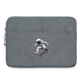 Schlittschuhlaufen im Weltraum - Laptoptasche 15" - Grau meliert - Vorne