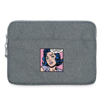Kein weiteres Treffen - Laptoptasche 15" - Grau meliert - Vorne
