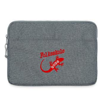 Grundschule 2026 - Laptoptasche 15" - Grau meliert - Vorne