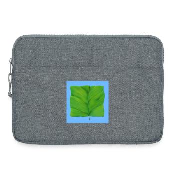 The Square Leaf - Laptop bag 15" - heather grey - Front