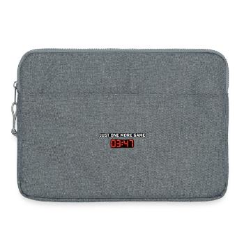 Encore une partie d’horloge numérique - Sacoche pour ordinateur portable 15 pouces - gris chiné - Devant