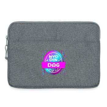 Enjoy your day - Laptop bag 15" - heather grey - Front