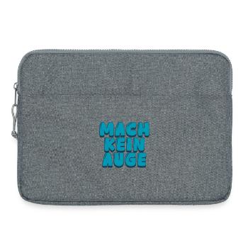 Mach kein Auge - Laptoptasche 15" - Grau meliert - Vorne