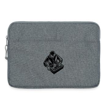 DJ Disc Jockey - Sacoche pour ordinateur portable 15 pouces - gris chiné - Devant