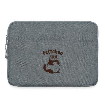 Furets - graisses avec un gros ventre - Sacoche pour ordinateur portable 15 pouces - gris chiné - Devant