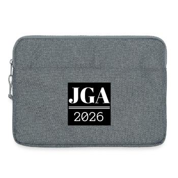Bachelor Party Shirt - Laptop bag 15" - heather grey - Front