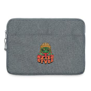 Aztec Style - Laptop bag 15" - heather grey - Front
