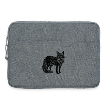 Renard - Sacoche pour ordinateur portable 15 pouces - gris chiné - Devant