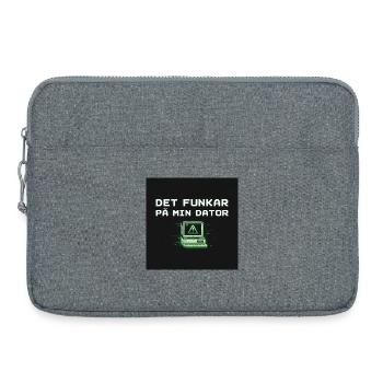 Entwickelt Humor – es funktioniert auf meinem Computer - Laptoptasche 15" - Grau meliert - Vorne