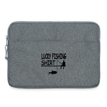 Pêche - Sacoche pour ordinateur portable 15 pouces - gris chiné - Devant