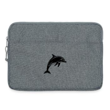 Dauphin - Sacoche pour ordinateur portable 15 pouces - gris chiné - Devant