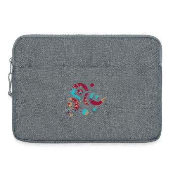 Yoga design_18 - Laptop bag 15" - heather grey - Front