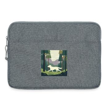 Free Spirit: Can de Palleiro on the Mount - Laptop bag 15" - heather grey - Front
