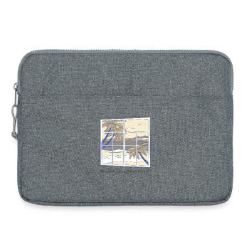 Windows in my home office - Laptop bag 15" - heather grey - Front