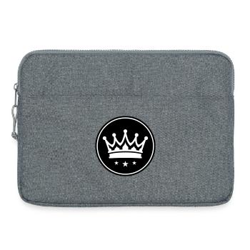 Crown Symbol - Laptop bag 15" - heather grey - Front