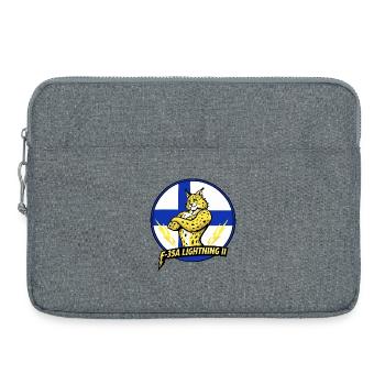 Lighthning2 Finnischer Luchs - Laptoptasche 15" - Grau meliert - Vorne