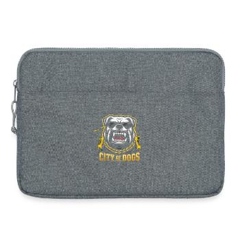 La Cité des Chiens - Sacoche pour ordinateur portable 15 pouces - gris chiné - Devant