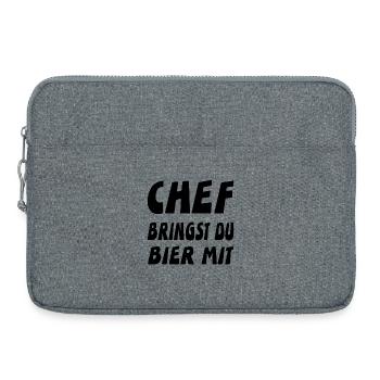 Chef - Laptoptasche 15" - Grau meliert - Vorne