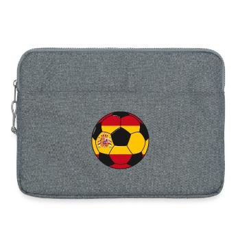 Football_team_Spain - Laptoptasche 15" - Grau meliert - Vorne