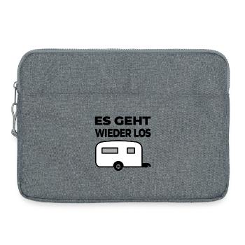 Camping - Laptoptasche 15" - Grau meliert - Vorne