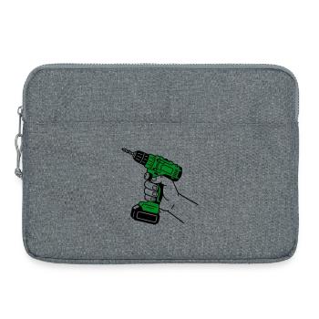 Homme à tout faire - Sacoche pour ordinateur portable 15 pouces - gris chiné - Devant