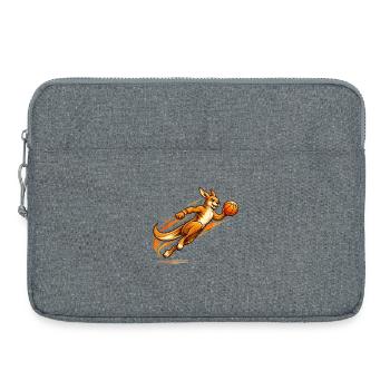 Kangaroo Basket Throw - Laptop bag 15" - heather grey - Front