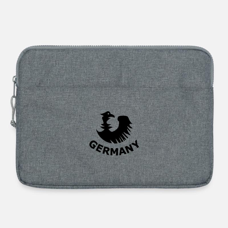 Deutschland Fans Design - Laptoptasche 15" - Grau meliert
