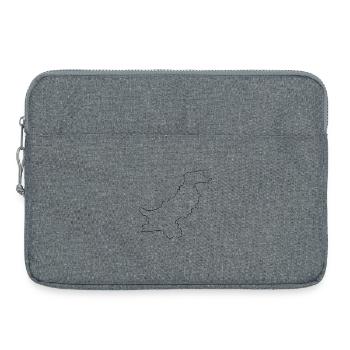 Carte du Pakistan - Sacoche pour ordinateur portable 15 pouces - gris chiné - Devant