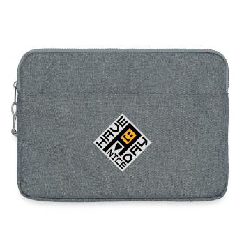 Have A Nice Day Lustig Sarkastischer Spruch Nett - Laptoptasche 15" - Grau meliert - Vorne