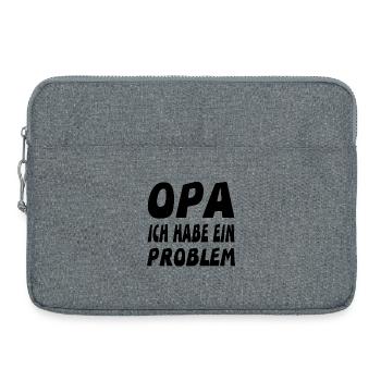 Opa - Laptoptasche 15" - Grau meliert - Vorne