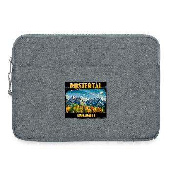 Val Pusteria Dolomites - Sacoche pour ordinateur portable 15 pouces - gris chiné - Devant