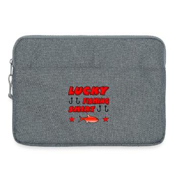 Pêche - Sacoche pour ordinateur portable 15 pouces - gris chiné - Devant