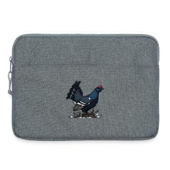 Tétras Lyre de Collection Nature Sauvage - Sacoche pour ordinateur portable 15 pouces - gris chiné - Devant
