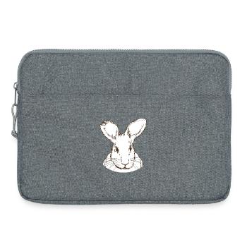 Kaninchen - Laptoptasche 15" - Grau meliert - Vorne