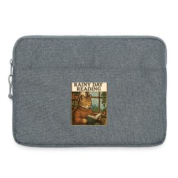 Récolte de chats sous une pluie - Sacoche pour ordinateur portable 15 pouces - gris chiné - Devant