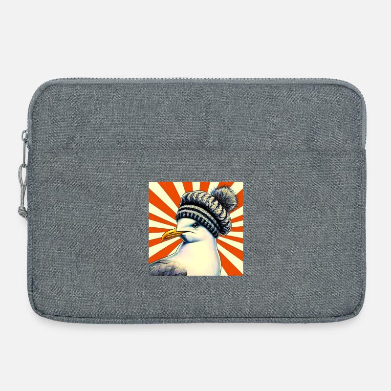 Möwe - Laptoptasche 15" - Grau meliert