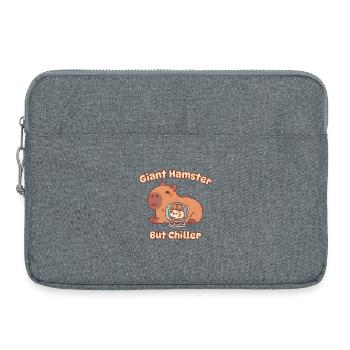 Mignon hamster géant capybara mais plus apaisant - Sacoche pour ordinateur portable 15 pouces - gris chiné - Devant