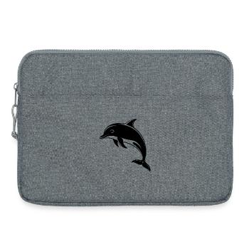 Delfin - Laptoptasche 15" - Grau meliert - Vorne