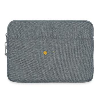 Zitrus Orbit Druck - Laptoptasche 15" - Grau meliert - Vorne