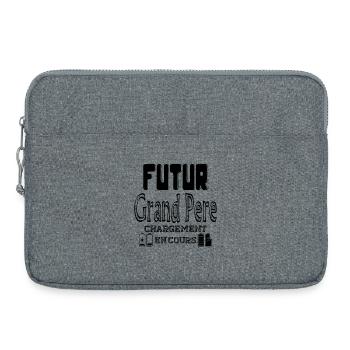 Futur Grand Père Chargement En Cours - Sacoche pour ordinateur portable 15 pouces - gris chiné - Devant