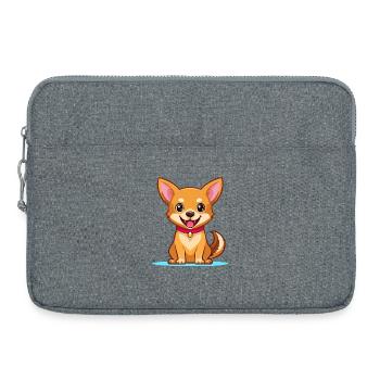 Chihuahua (bande dessinée) - Sacoche pour ordinateur portable 15 pouces - gris chiné - Devant