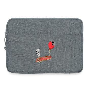 FLOTTANT - Sacoche pour ordinateur portable 15 pouces - gris chiné - Devant
