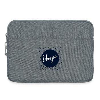 Baby announce great-grandpa - Laptop bag 15" - heather grey - Front