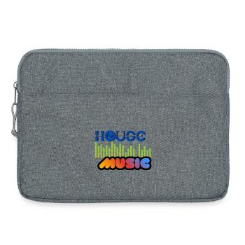 Musique House - Sacoche pour ordinateur portable 15 pouces - gris chiné - Devant