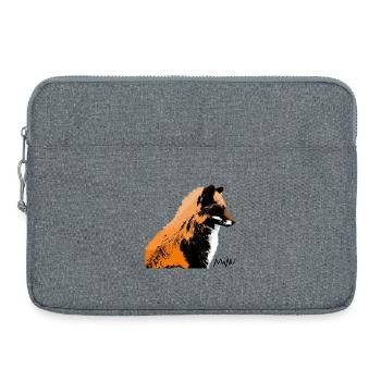 Fuchs - Laptoptasche 15" - Grau meliert - Vorne