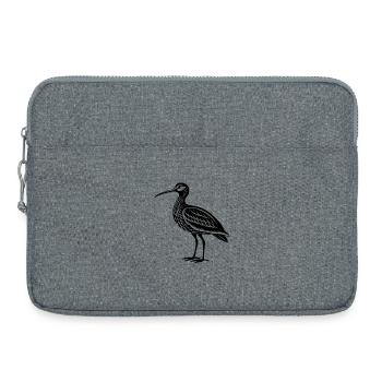 Courlis - Sacoche pour ordinateur portable 15 pouces - gris chiné - Devant