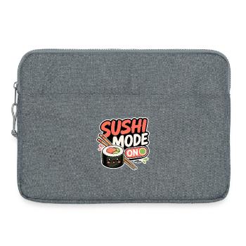 Sushi Mode On - Laptop bag 15" - heather grey - Front