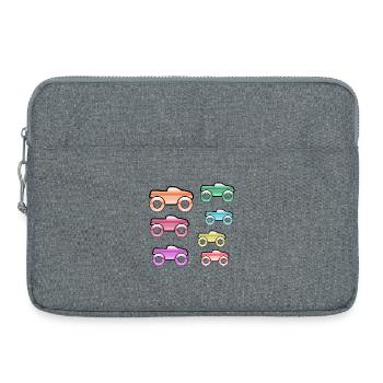 automobiles - Laptop bag 15" - heather grey - Front