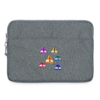 Sail - Laptop bag 15" - heather grey - Front