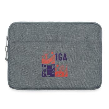 TENNIS WORLD - 1GA WB IA générée - Sacoche pour ordinateur portable 15 pouces - gris chiné - Devant